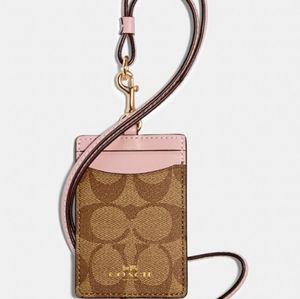 Blossom Pink Coach Landyard